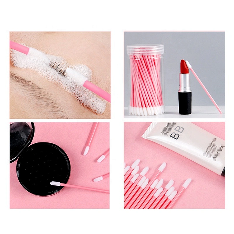 50/100pcs disposable lip brush stick portable lip glaze makeup brush beauty tools