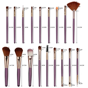 6/15/20Pcs Makeup Brushes Pro Pink Brush Set Powder EyeShadow Blending Eyeliner Eyelash Eyebrow Make up Beauty Cosmestic Brushes