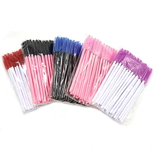 Gold Oem Beauty Eyebrow Eyelash Retractable Mascara Brush