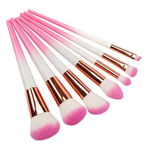7Pcs Powder Foundation Blending Eye Shadow Blush Cosmetics Beauty Make Up Brush Kits