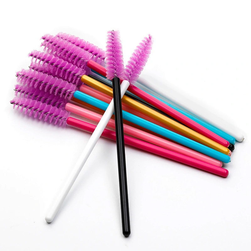 Disposable Eyelash Mascara Wands With Multicolor Wands