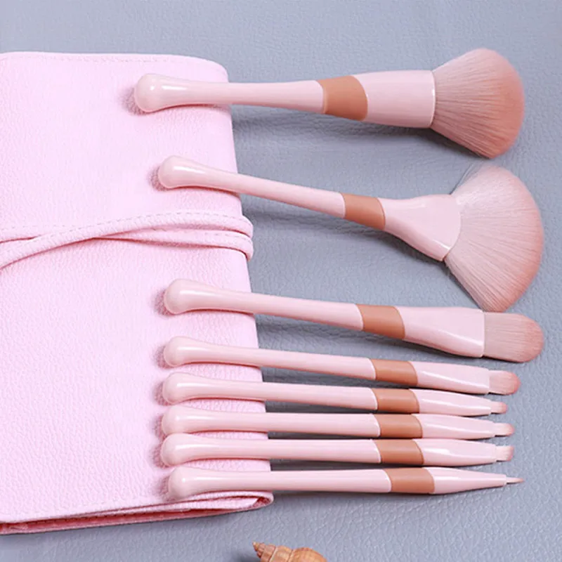 8pcs/set Makeup Brushes for Blending Foundation Powder Eyeshadow Synthetic Makeup Brush Beauty Tools