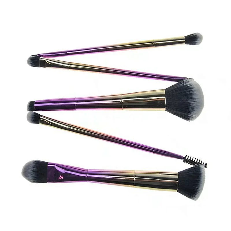5 pcs Synthetic Hair refillable Make Up Brushes Wholesale makeup brush