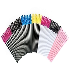 JZG Multi-color Disposable Eyelash Mini Brush Mascara Applicator Wands Makeup Brushes