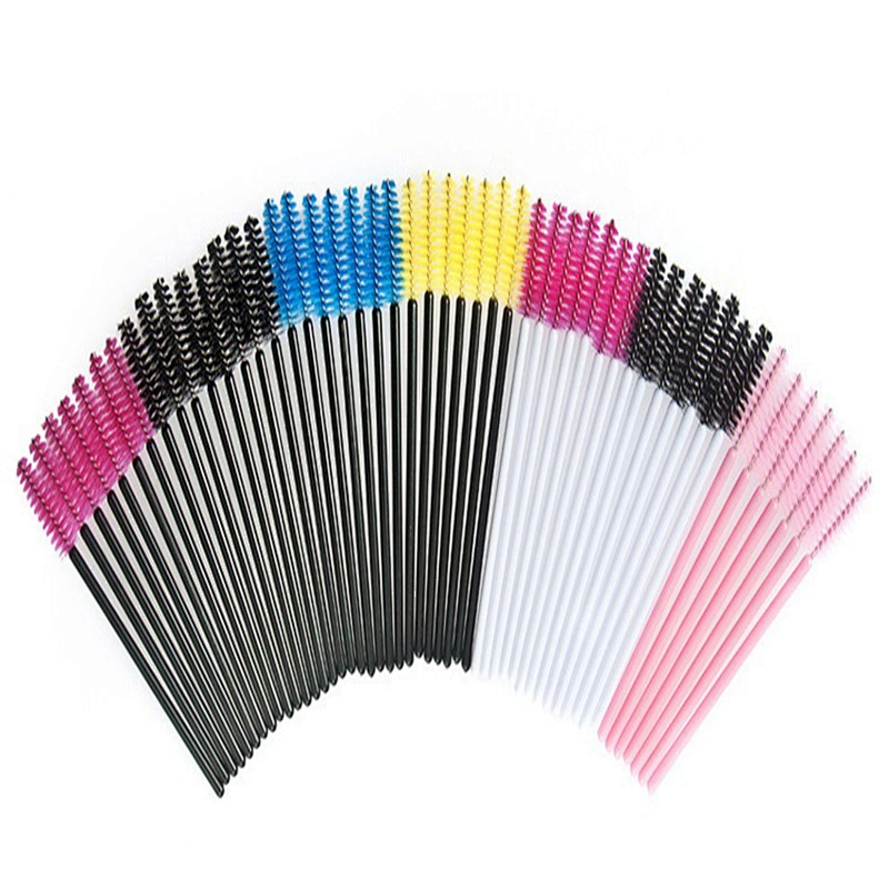 JZG Multi-color Disposable Eyelash Mini Brush Mascara Applicator Wands Makeup Brushes