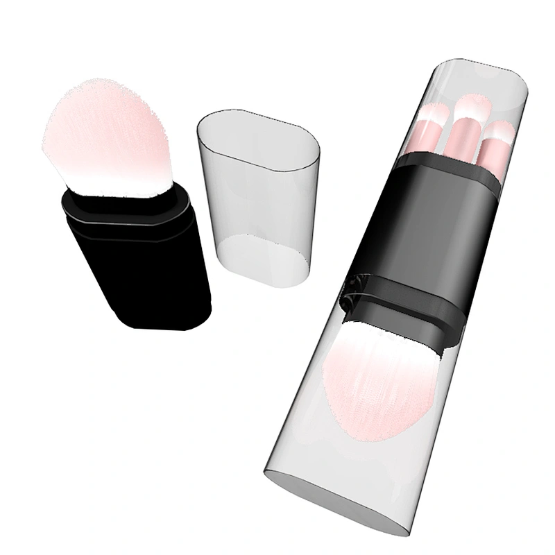 Creative 5pcs Travel Portable Flexible Mini Eye Makeup Brushes Set Powder Eyeliner Eyebrow Lip Make Up Brushes