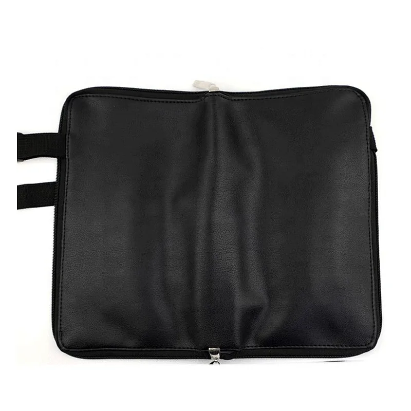 Black Professional Portable Makeup Brush Receiving Bag Multifunctional Cosmetic Bag