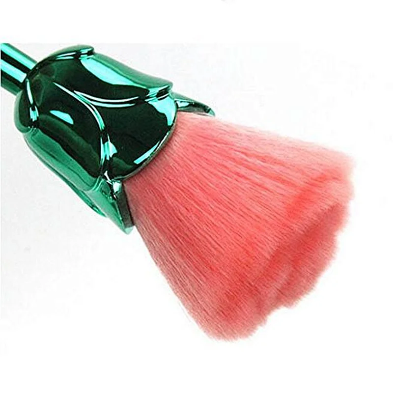 Eyeshadow Blush Set Face Foundation Powder Makeup Brushes 6pcs Rose Flower Makeup Brush set