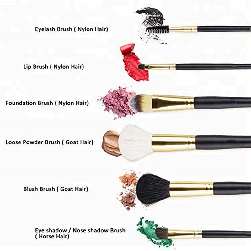 12Pcs Premium Custom Cosmetic Brushes Professional Facial Foundation Makeup Brush Set Cosmetics Brush Tools