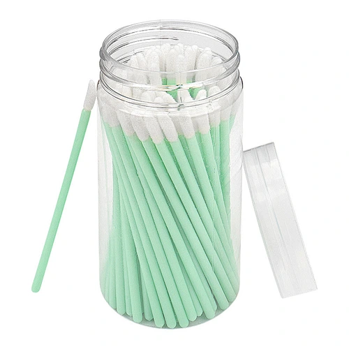 Wholesale Disposable Flocked Lip Brush Lipgloss Applicator Cheapest Lip Gloss Wand Makeup Brush