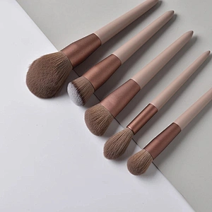 Makeup brushes set with bag 12pcs custom logo