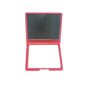 Customized Logo Folding Travel Pocket Cosmetic Mirror With 50 makeup oil-absorbing paper