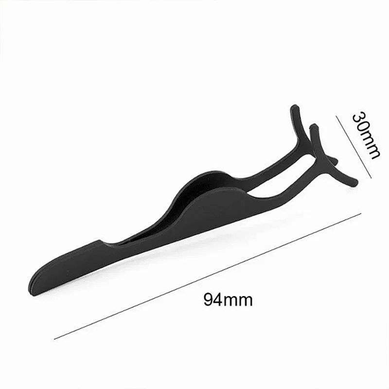 JZG 1pcs New Product Private Label Stainless Steel Eyelash Eyebrow Tweezers Custom Eyelash Applicator Eyelash Extension Tweezer
