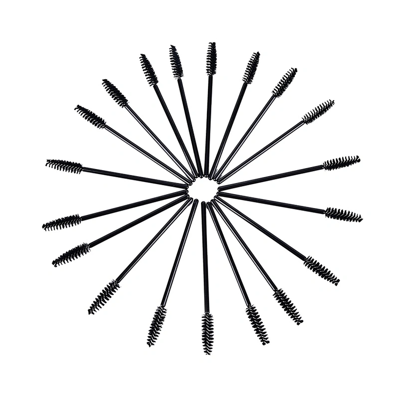 JZG Factory Wholesale 50pcs/bag Disposable Mascara Wands Colorful Cheap Eyelash Extension Mascara Applicators