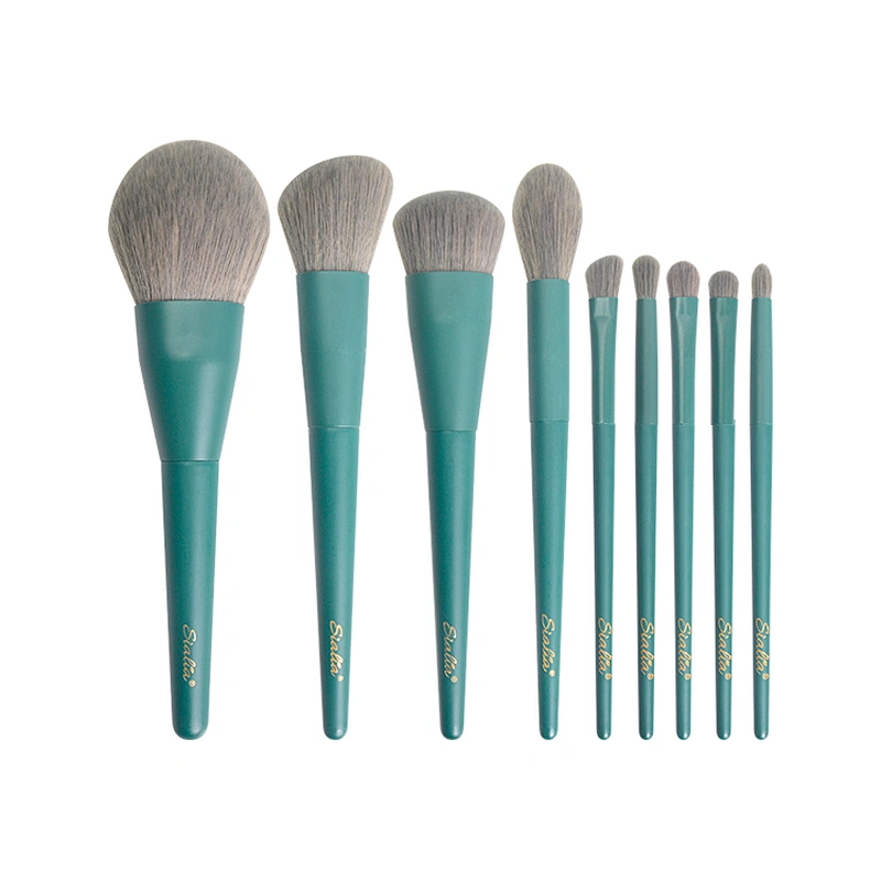 Sialia New Arrival 9pcs Makeup Brush Set Custom Logo High End Personal Cosmetic Tools Brush