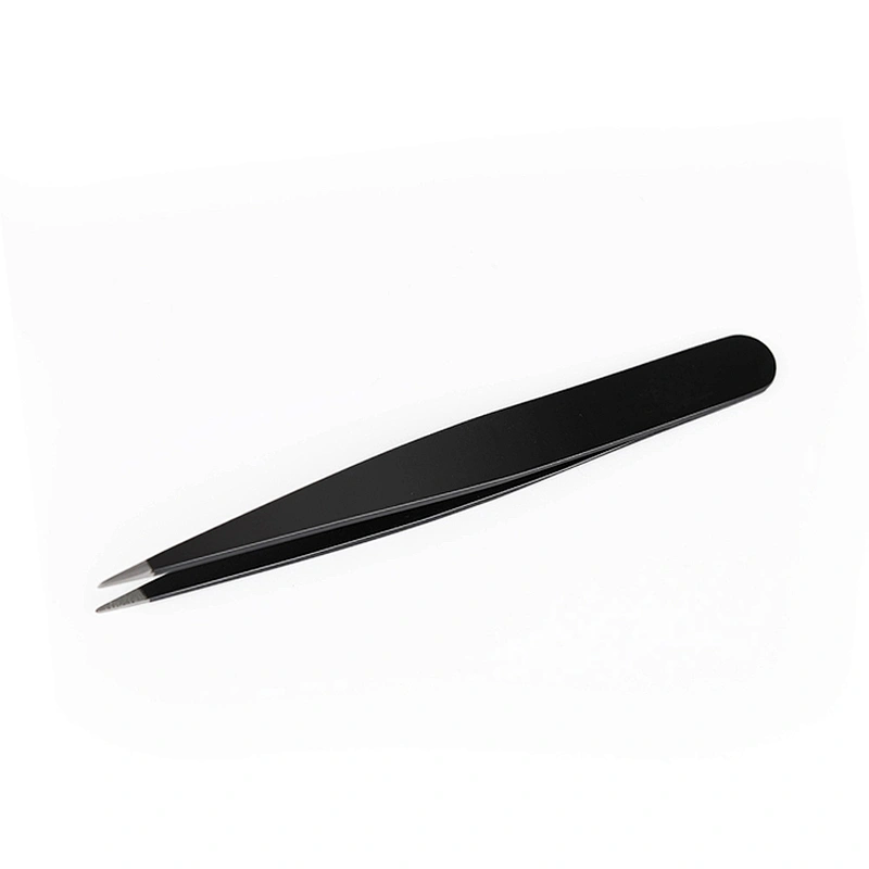 Expert Slant Tip Tweezer Stainless Steel Hair Removal Makeup Tool