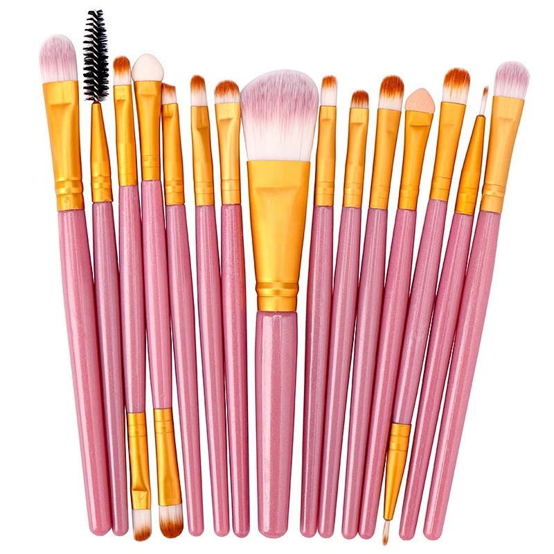 Professional 6/15/18Pcs Cosmetic Makeup Brush Foundation Eyeshadow Lip Make Up Eye Brushes Set Kit Pinceaux Maquillage