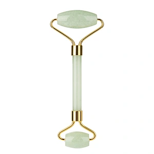 Jade Roller Guasha Set Facial Massage Face Lift Body Skin Relaxation Slimming Guasha Board Double Heads Natural Jade Stone