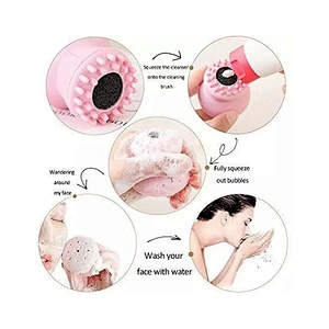 Mini Multi-color Soft Skin Care Multifunction Octopus Shape Silicon Silicone Facial Makeup Brush Cleaner Face Washing Cleaning