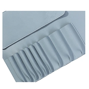 High-grade Pu simple portable folding cosmetic brush bag