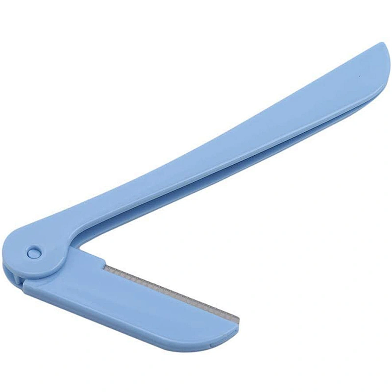 JZG 1pcs Custom Logo Cosmetic Makeup Tools Safety Razor Eyebrow Shaper Best Eyebrow Trimmer Razor