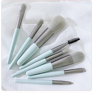Makeup brush set 8pcs portable storage powder brush blush face eye brush full set of makeup tools