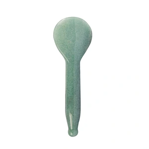 Wholesale Custom Green Face Body Facial Scraping Board Massage Tool Jade Guasha Set Gua Sha Stone