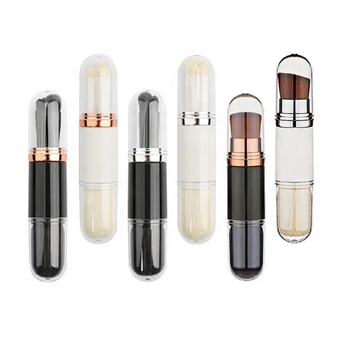Double-headed Retractable Makeup Brush High Quality Powder Eyeshadow Eyelash Brush Cosmetic Tool