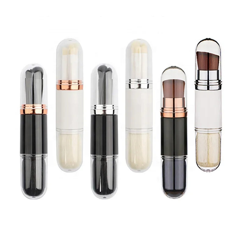 Double-headed Retractable Makeup Brush High Quality Powder Eyeshadow Eyelash Brush Cosmetic Tool