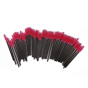 JZG Professional 50pcs/bag Disposable Eyelash Brush Mascara Wands Applicator Makeup Brush Tool Eyelash Extension Cosmetic Brush