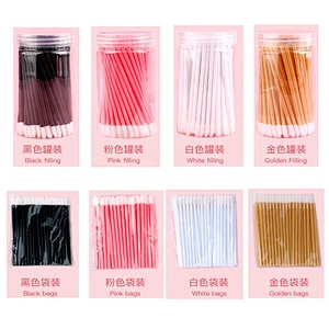 50/100pcs disposable lip brush stick portable lip glaze makeup brush beauty tools