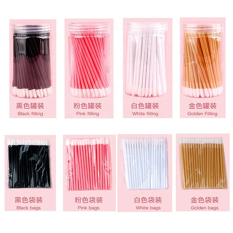 50/100pcs disposable lip brush stick portable lip glaze makeup brush beauty tools