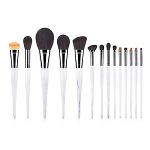 14pcs High Quality Black Natural Synthetic Hair Make Up Brush Tools Kit Professional Makeup Brush Set