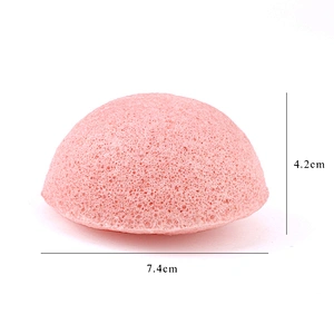 JZG OEM Factory Private Label Skin Care Various Colors Organic Konjac Sponge Facial Cleaning Konjac Sponge Cosmetic Puff