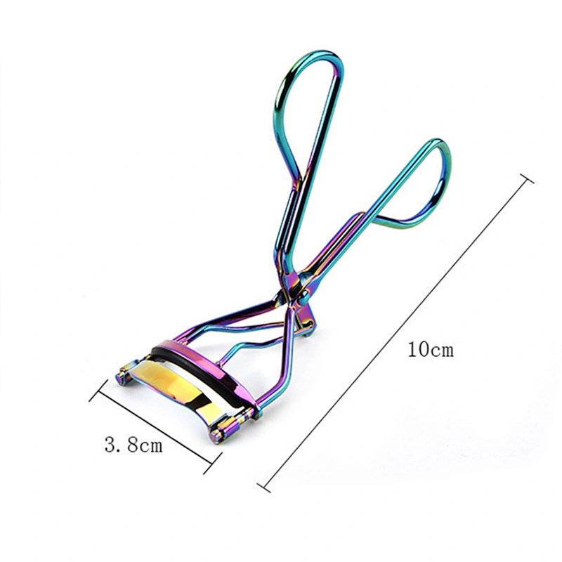 1pcs Rainbow Eyelash Curlers Eye Lashes Curling Clip False Eyelashes Cosmetic Beauty Makeup Tool Metal Accessories