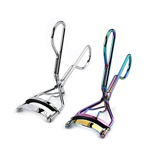 1pcs Rainbow Eyelash Curlers Eye Lashes Curling Clip False Eyelashes Cosmetic Beauty Makeup Tool Metal Accessories