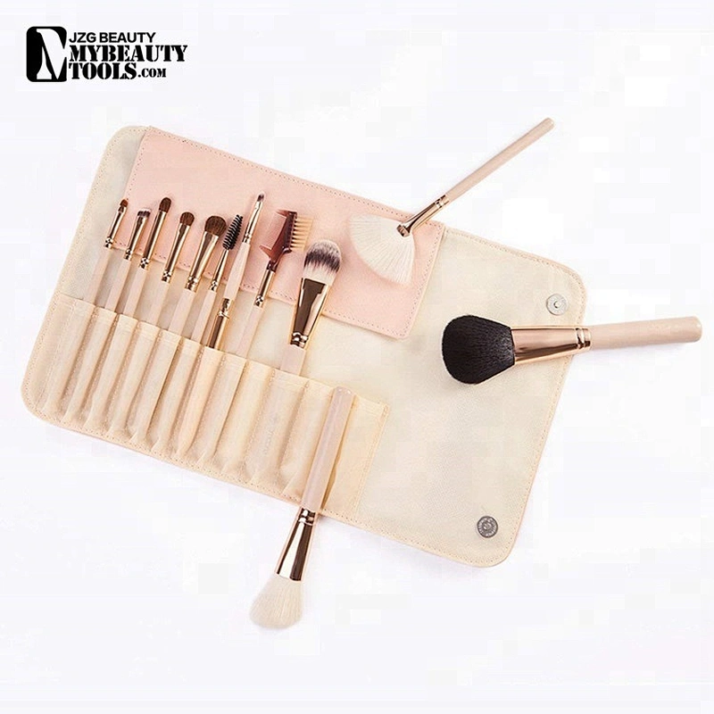 12 piece professional beauty colorful cosmetic makeup brush set
