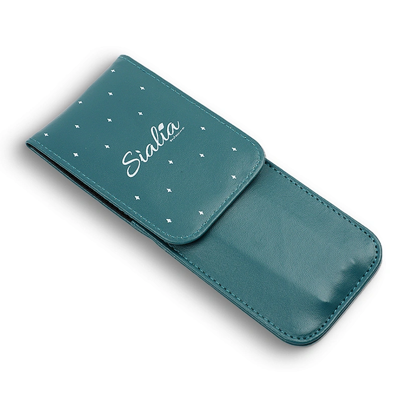 Sialia High Quality Private Label 5pcs Nylon Custom Logo Cosmetic Tools Makeup Brush Eye Brush Set with PU Bag
