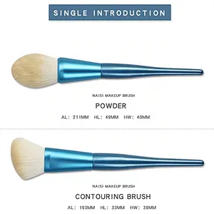 10pcs Makeup Brushes Set Professional Cosmetic Powder Eyeshadow Contour Foundation Make Up Brush Kit