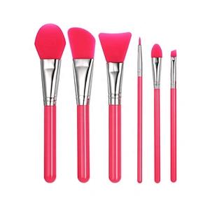 6Pcs/set Silicone Makeup Brush Professional Facial Mask Foundation Cream Concealer Applicator Brush