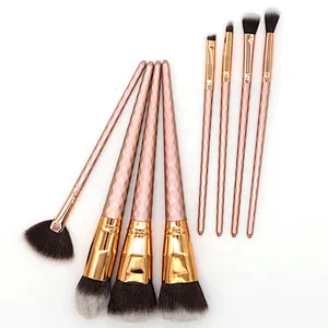 8pcs/set Synthetic Rose Gold Makeup Brushes for Blending Foundation Powder Eyeshadow Makeup Brush Beauty Tools