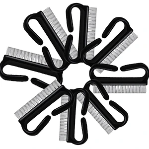 HOT sale Nail design Cleaning After File plastic Manicure Pedicure cleaning nail Brush