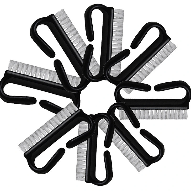 HOT sale Nail design Cleaning After File plastic Manicure Pedicure cleaning nail Brush