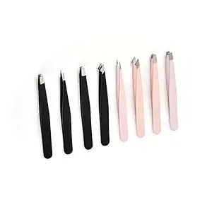 JZG Wholesale Personalized Eyelash Tweezers, Private Label Tweezers Eyelash Extension, Professional Eyelash Tweezers Set