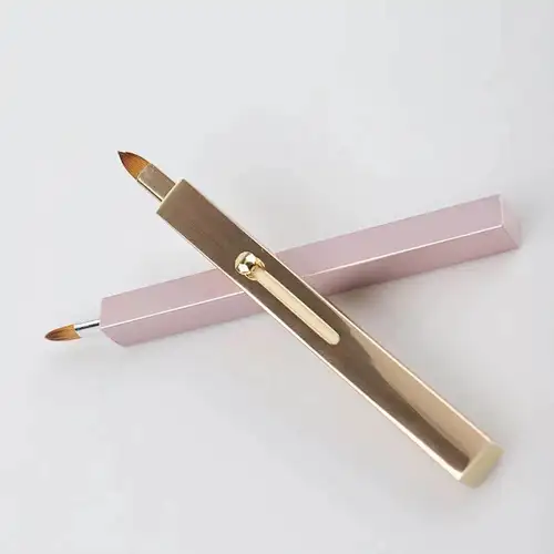 New Product Retractable Lip Brush  Easy to Carry Makeup Brush Wholesale