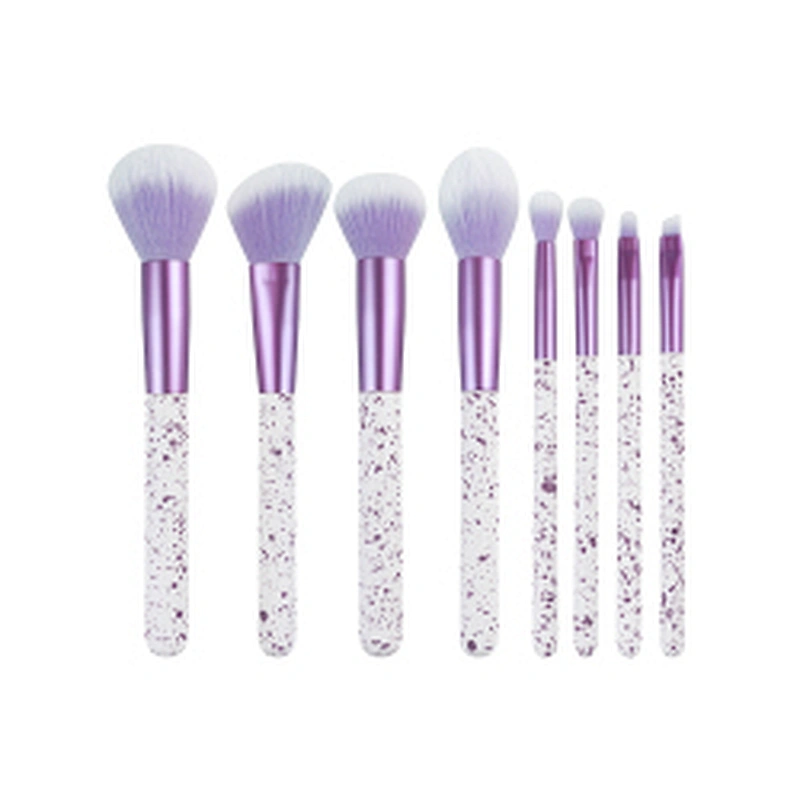 8pcs Makeup Brush Kit Professional Cosmetic Tools Vegan Makeup Brush Set Private Label Custom Logo Natural Pink Makeup Brush set
