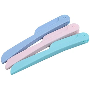JZG 1pcs Custom Logo Cosmetic Makeup Tools Safety Razor Eyebrow Shaper Best Eyebrow Trimmer Razor