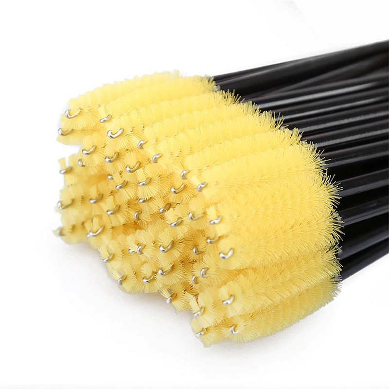 JZG Wholesale 50pcs/bag Disposable Eyelash Curler Mascara Wands One Time Use Eyelash Brush Applicator