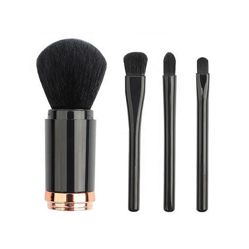 Double-headed Retractable Makeup Brush High Quality Powder Eyeshadow Eyelash Brush Cosmetic Tool