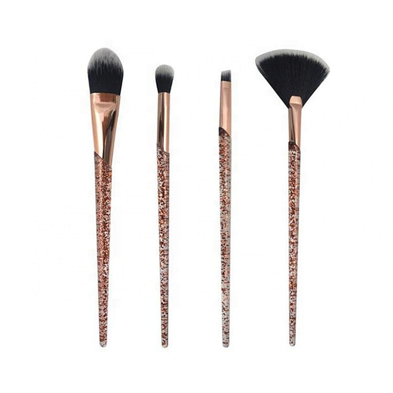 New cosmetics brushes 7pcs professional synthetic hair glitter makeup brush set